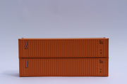 SEA CONTAINERS - JTC # 405509 40' Standard height (8'6") corrugated PANEL side steel containers (405509) exact product view 1