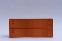 SEA CONTAINERS - JTC # 405509 40' Standard height (8'6") corrugated PANEL side steel containers (405509) exact product view 1