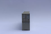 SCS (Scandinavian Cargo Sea) - JTC # 405512 40' Standard height (8'6") corrugated PANEL side steel containers (405512) exact product view 2