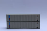 MOL - JTC # 405521 40' Standard height (8'6") corrugated PANEL side steel containers (405521) exact product view 1