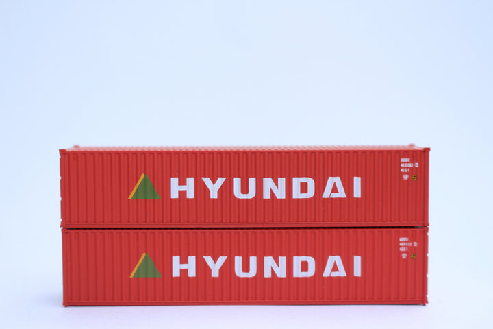 HYUNDAI- JTC # 405323 40' Standard height (8'6") corrugated side steel containers (405323) exact product view 1