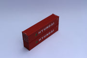 HYUNDAI- JTC # 405323 40' Standard height (8'6") corrugated side steel containers (405323) exact product view 3