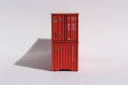 HYUNDAI (early) 40' Std. Height 2-P-44-P-2 'Square Corrugated' side containers JTC # (405557) exact product view 2