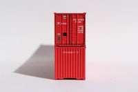 K-LINE (early) Set#2 40' Std. Height 2-P-44-P-2 'Square Corrugated' side containers JTC # (405571) exact product view 3