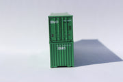 EVERGREEN (early) 40' Std. Height 2-P-44-P-2 'Square Corrugated' side containers JTC # (405554) exact product view 5