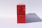 K-LINE (early) 40' Std. Height 2-P-44-P-2 'Square Corrugated' side containers JTC # (405558) exact product view 3