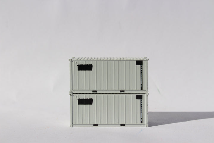 USAU Gray patch 'A', MILITARY SERIES 20' Std. height containers with Magnetic system, JTC-205454 (205454) exact product view 1