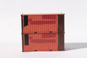USAU Brown patch A, MILITARY SERIES US ARMY Patched  20' Std. height containers with Magnetic system, JTC-205458 (205458) exact product view 4