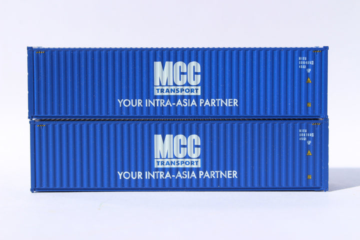 MCC Transport 40' HIGH CUBE containers, Corrugated-side. JTC# (405115) exact product view 1