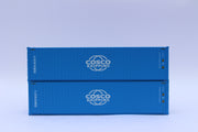 Costco Shipping- New Globe logo– 40' HIGH CUBE containers with Magnetic system, Corrugated-side. JTC # (405015) exact product view 4