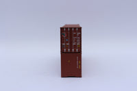 MOL – brown w/ MOL initials Logo– 40' HIGH CUBE containers with Magnetic system, Corrugated-side. JTC # (405086) exact product view 2