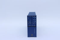 CMA CGM 40' HC, offset logo with green eco container - bamboo flooring box. JTC# (405067) exact product view 2