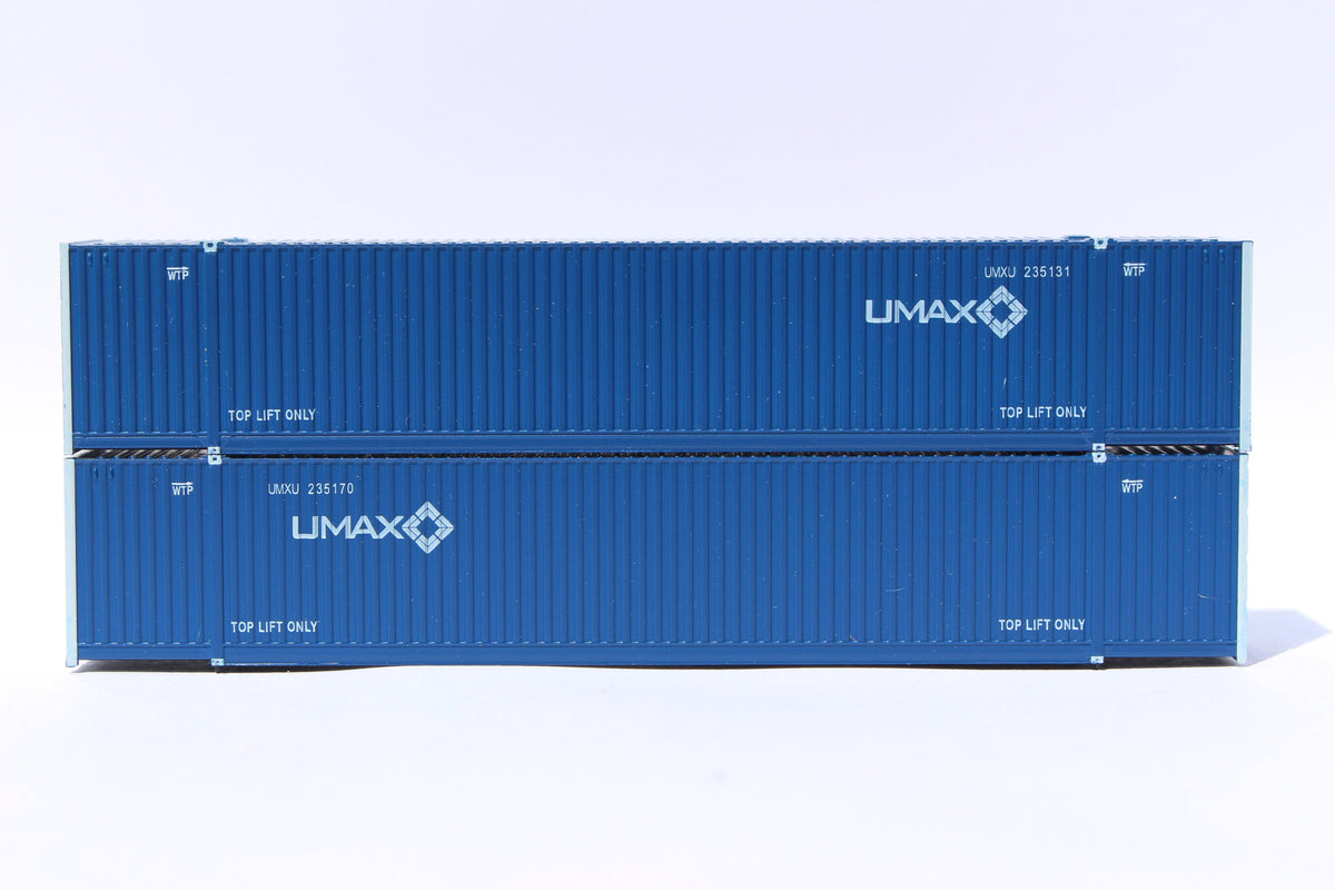 UMAX UP/CSX domestic program - 53' HIGH CUBE 8-55-8 corrugated containers with Magnetic system. JTC # (537010) exact product view 1