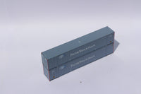 PACER 53' faded light blue HIGH CUBE 6-42-6 corrugated containers with Magnetic system, Corrugated-side. JTC # (535022) exact product view 3