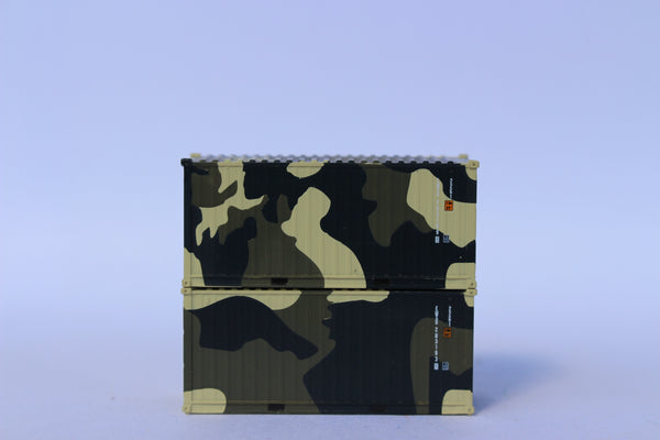 EMSU CAMO b scheme, MILITARY SERIES, 20' Std. height containers with Magnetic system, JTC-205399 (205399) exact product view 1