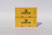 CARPENTERS SHIPPING 20' Std. height containers with Magnetic system, Corrugated-side. JTC-205429 (205429) exact product view 1