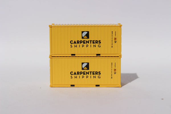 CARPENTERS SHIPPING 20' Std. height containers with Magnetic system, Corrugated-side. JTC-205429 (205429) exact product view 1