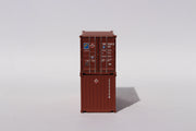 Florens w/Hazard Stickers 20' Std. height containers with Magnetic system, Corrugated-side. JTC-205325 (205325) exact product view 1