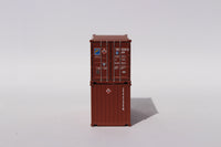Florens w/Hazard Stickers 20' Std. height containers with Magnetic system, Corrugated-side. JTC-205325 (205325) exact product view 1