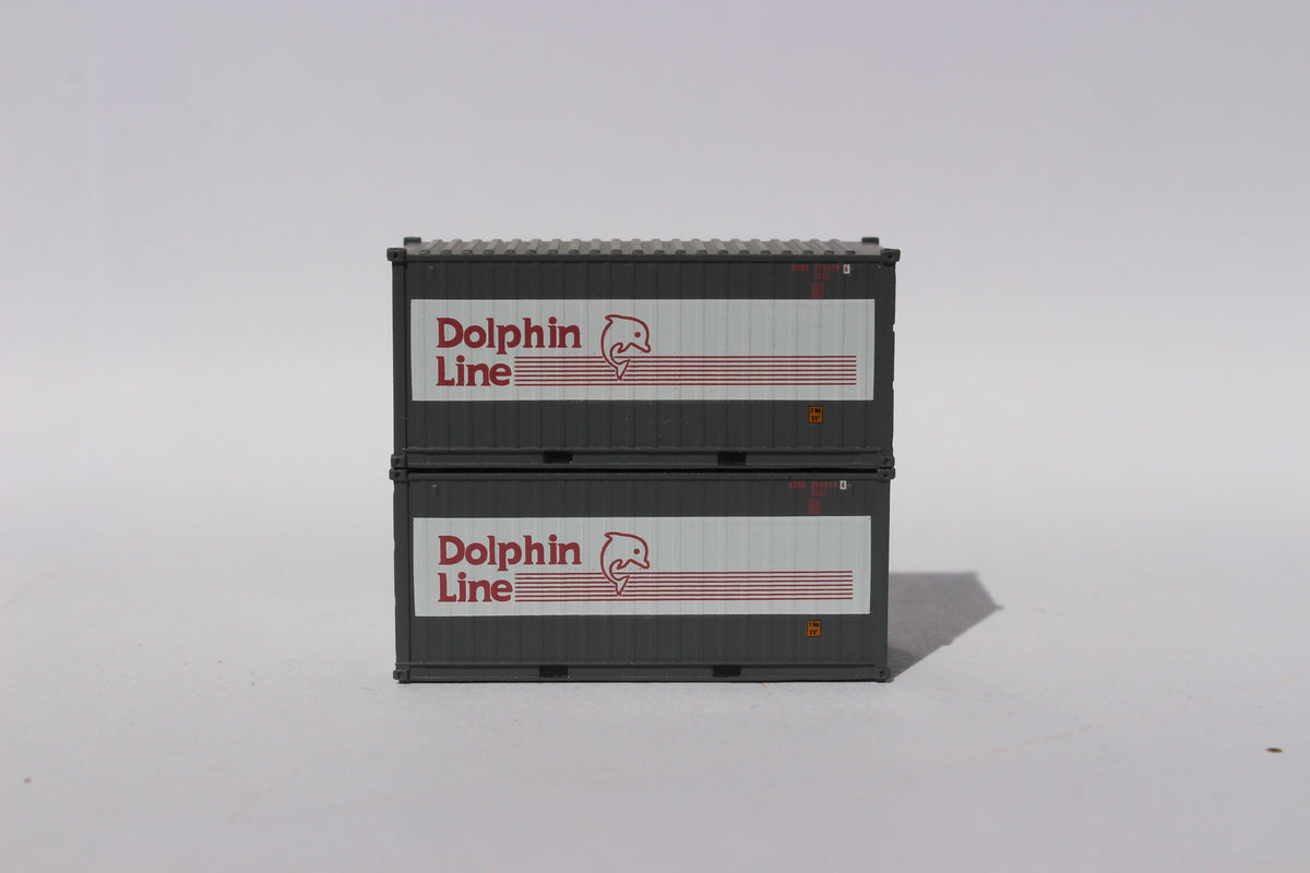 DOLPHIN LINE 20' Std. height containers with Magnetic system, Corrugated-side. JTC-205435 (205435) exact product view 1