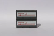 DOLPHIN LINE 20' Std. height containers with Magnetic system, Corrugated-side. JTC-205435 (205435) exact product view 1