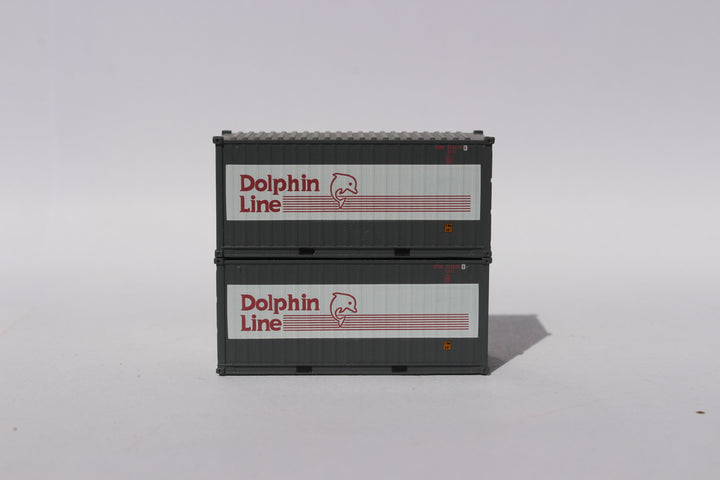 DOLPHIN LINE 20' Std. height containers with Magnetic system, Corrugated-side. JTC-205435 (205435) exact product view 1