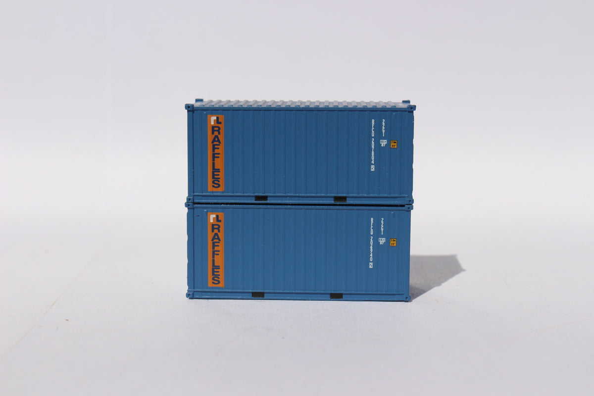 RAFFLES 20' Std. height containers with Magnetic system, Corrugated-side. JTC-205384 (205384) exact product view 1