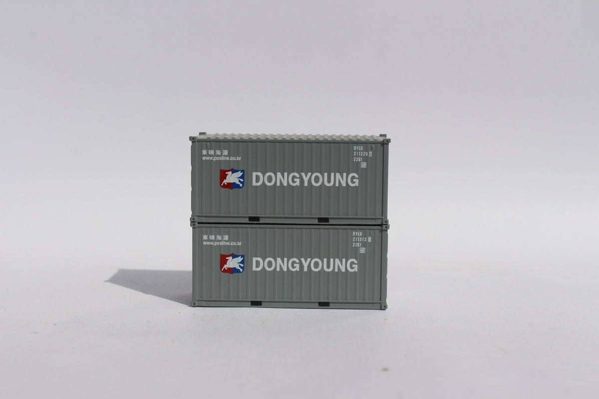 DONG YOUNG 20' Std. height containers with Magnetic system, Corrugated-side. JTC-205440 (205440) exact product view 1