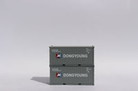 DONG YOUNG 20' Std. height containers with Magnetic system, Corrugated-side. JTC-205440 (205440) exact product view 3