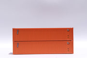 KCS (ex-Sea Containers) 40' Standard height (8'6")  2-P-44-P-2 Panel side standard wave corrugations containers. JTC # (405505) exact product view 1