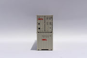 OOCL large logo 40' Standard height (8'6")  2-P-44-P-2 Panel side standard wave corrugations containers. JTC # (405504) exact product view 3