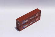 Malaysia 40' Standard height (8'6")  2-P-44-P-2 Panel side standard wave  corrugations containers. JTC # (405503) exact product view 4