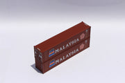 Malaysia 40' Standard height (8'6")  2-P-44-P-2 Panel side standard wave  corrugations containers. JTC # (405503) exact product view 3