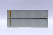 TransOcean (ex-US Lines) 40' Standard height (8'6")  2-P-44-P-2 Panel side standard wave  corrugations containers. JTC # (405524) exact product view 1