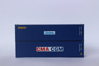 CMA CGM & SEACO MIX PACK 40' HIGH CUBE containers with Magnetic system, Corrugated-side. JTC# (405811) exact product view 3