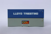 Llyod Triestino and (CCL) Costa Container Line MIX PACK 40' HIGH CUBE containers with Magnetic system, Corrugated-side. JTC# (405808) exact product view 1