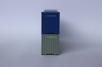 Llyod Triestino and (CCL) Costa Container Line MIX PACK 40' HIGH CUBE containers with Magnetic system, Corrugated-side. JTC# (405808) exact product view 3