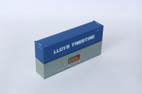 Llyod Triestino and (CCL) Costa Container Line MIX PACK 40' HIGH CUBE containers with Magnetic system, Corrugated-side. JTC# (405808) exact product view 4