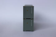 MOL GRAY-Initial logo– 40' HIGH CUBE containers with Magnetic system, Corrugated-side. JTC # (405051) exact product view 4