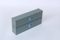 MOL GRAY-Initial logo– 40' HIGH CUBE containers with Magnetic system, Corrugated-side. JTC # (405051) exact product view 2