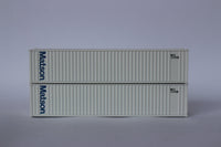 Matson 40' Standard height (8'6")  2-P-44-P-2 Panel side standard wave  corrugations containers. JTC # (405523) exact product view 2