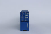 CMA (rectangle logo)40' Std. Height 2-P-44-P-2 'Square Corrugated' side containers  JTC # (405506) exact product view 2