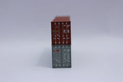 GOLD and MOL, MIX PACK 40' HIGH CUBE containers with Magnetic system, Corrugated-side. JTC# (405804) exact product view 2