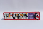 "VS" Labor Day - RED - 48' HIGH CUBE corrugated container with Magnetic system. JTC# (485026) exact product view 1