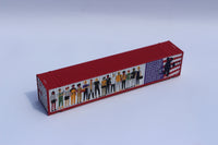 "VS" Labor Day - RED - 48' HIGH CUBE corrugated container with Magnetic system. JTC# (485026) exact product view 4