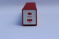 "VS" Labor Day - RED - 48' HIGH CUBE corrugated container with Magnetic system. JTC# (485026) exact product view 2