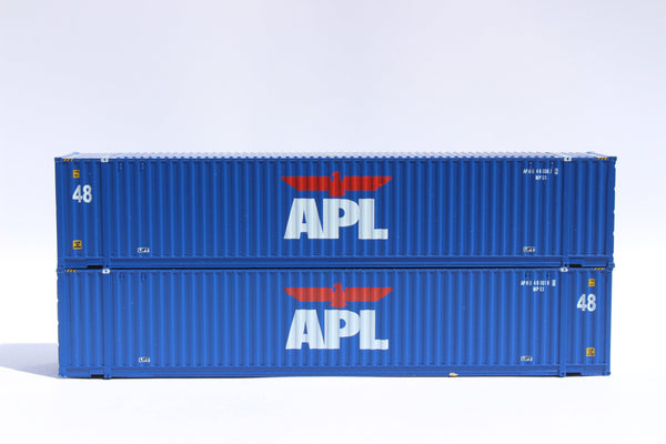 APL (large logo) Set #2, 48' HC 3-42-3 corrugated containers with Magnetic system, JTC # (485018) exact product view 1