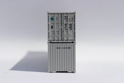 NOL Neptune Orient Lines - 40' Standard height (8'6") corrugated side steel containers. JTC # (405343) exact product view 3