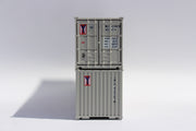 YM LINE (early scheme) - 40' Standard height (8'6") corrugated side steel containers. JTC # (405345) exact product view 3
