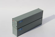 MITSUI O.S.K. LINES (MOL initals) - JTC # 405146 40' HC (9'6") corrugated side steel containers (405146) exact product view 1